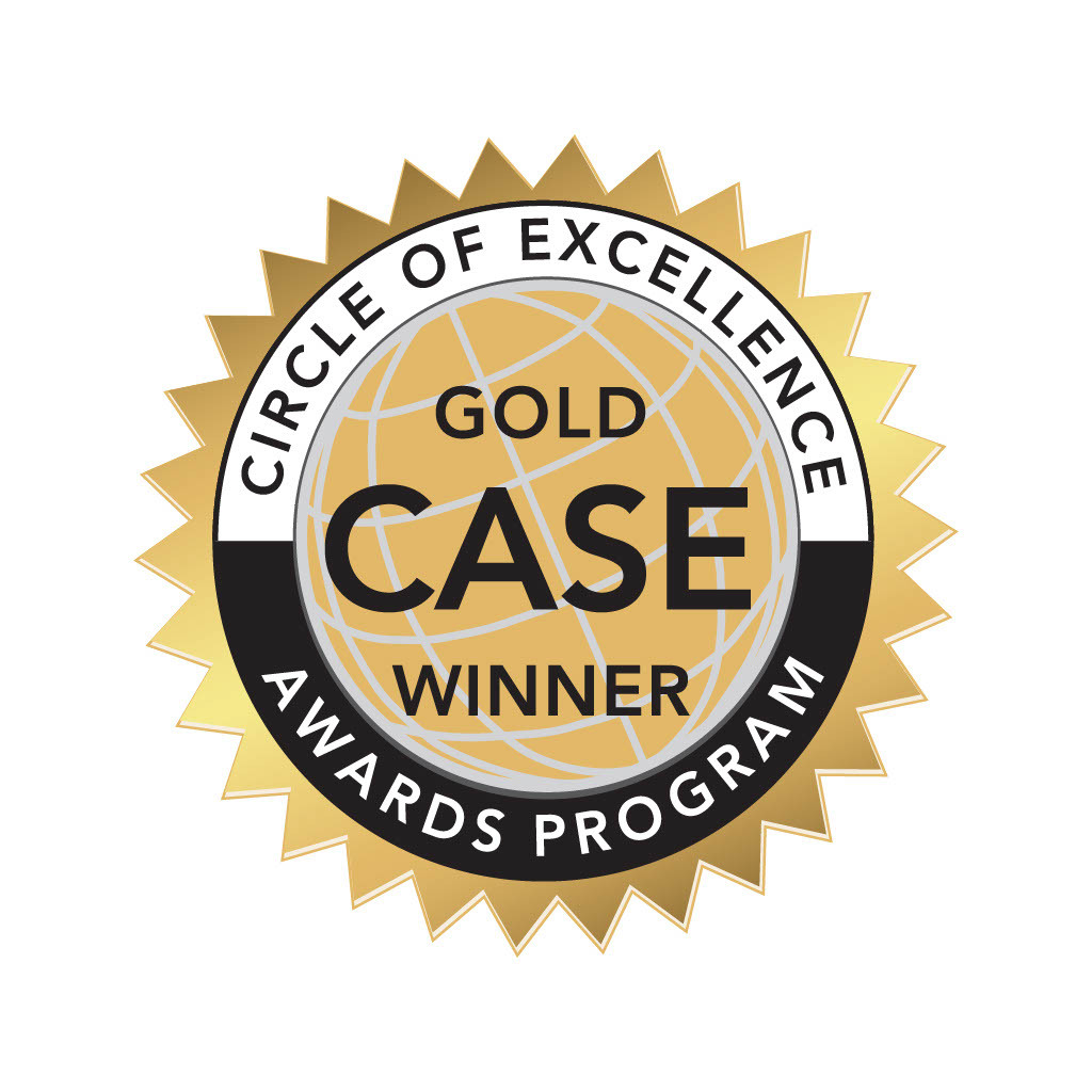 gold case award logo