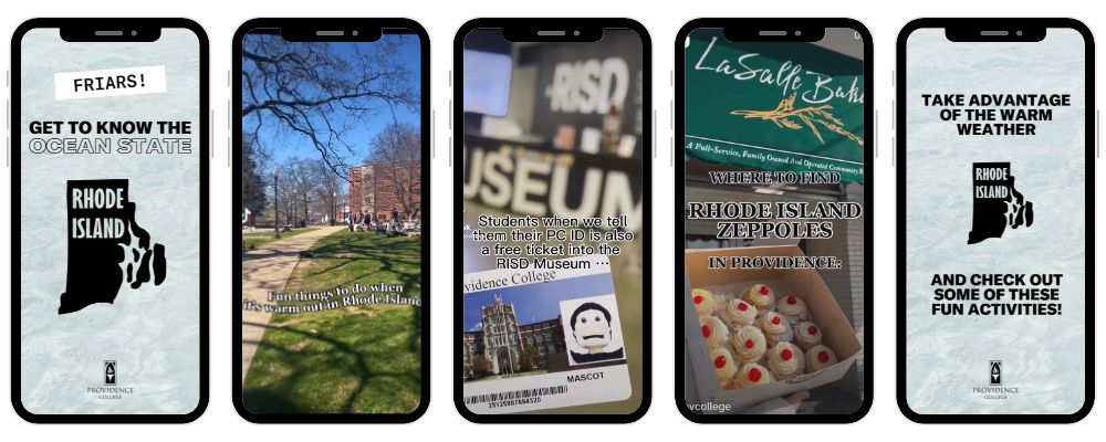 Ocean State instagram stories example